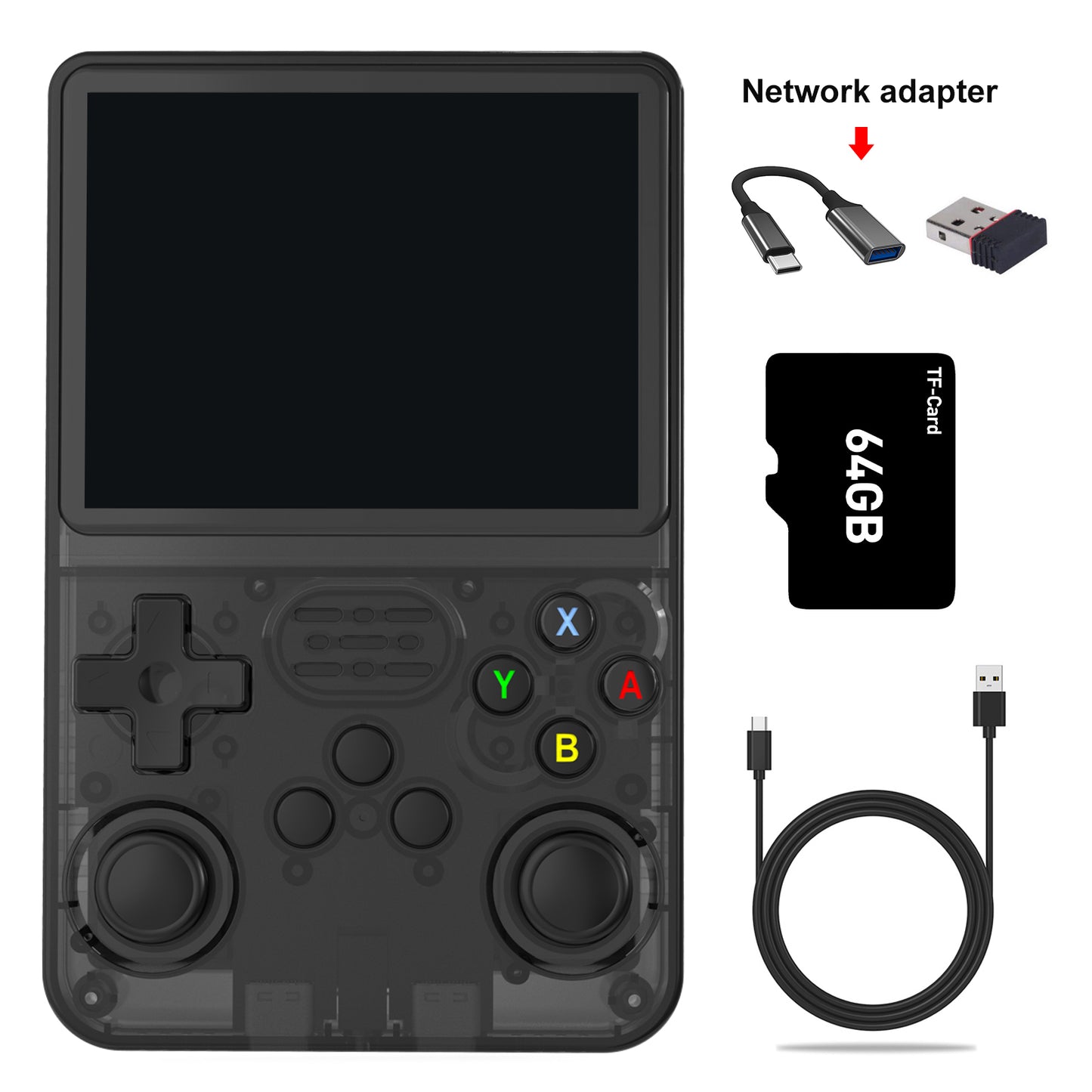 Gaminja R36S Retro Handheld Game Console Supports a two-player Mode
