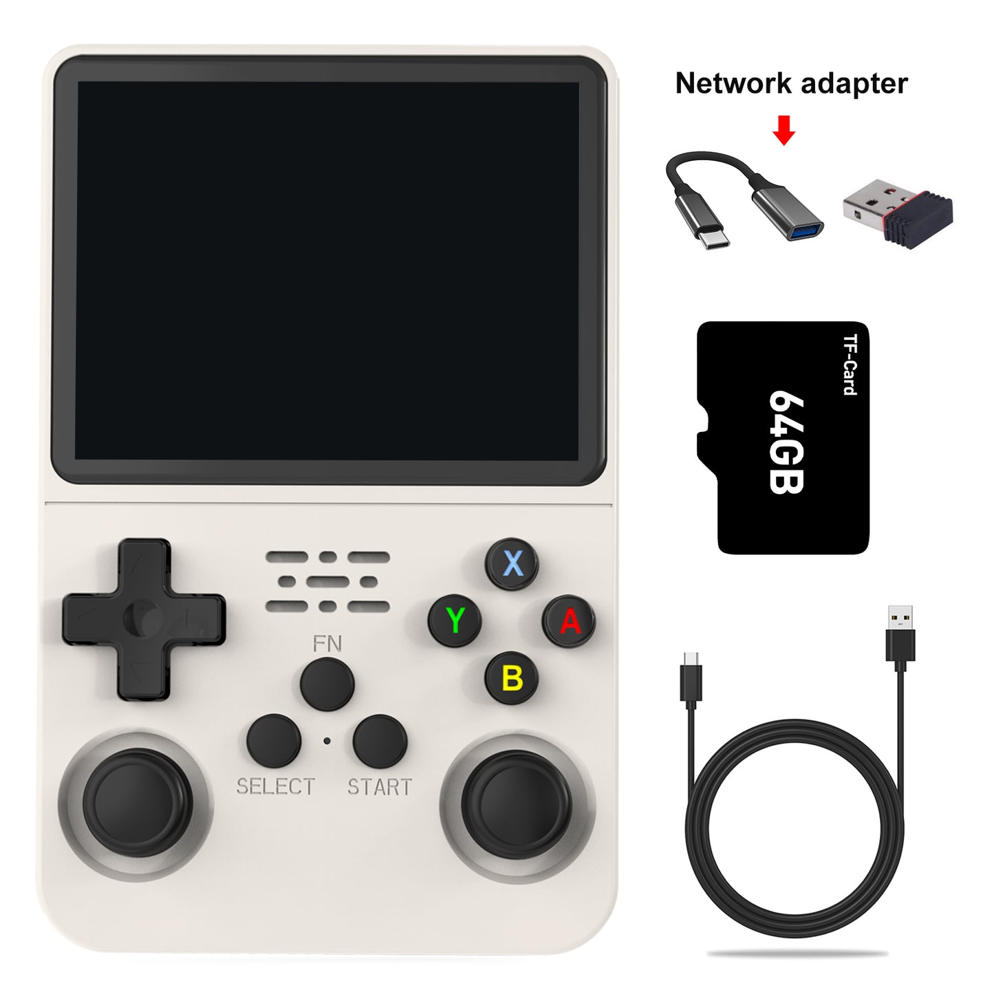 Gaminja R36S Retro Handheld Game Console Supports a two-player Mode