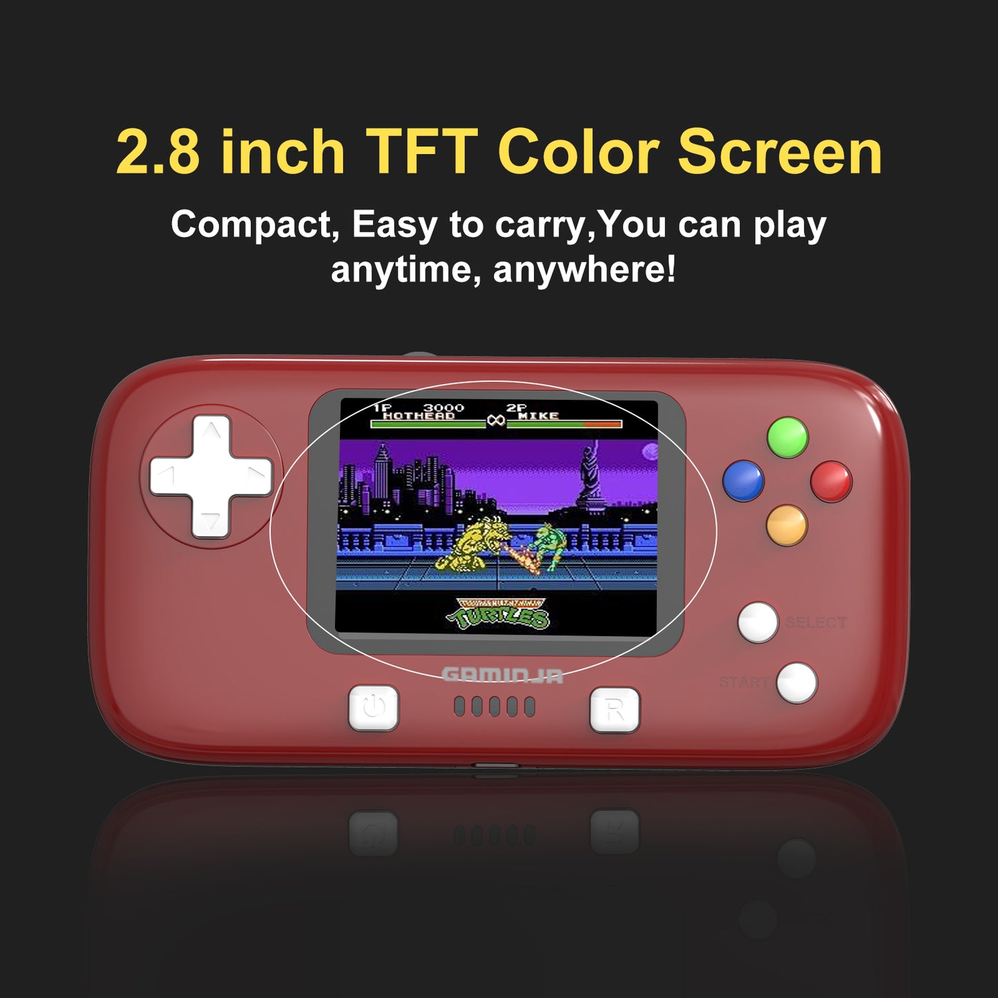 GAMINJA GC76 Portable Retro Video Game Console