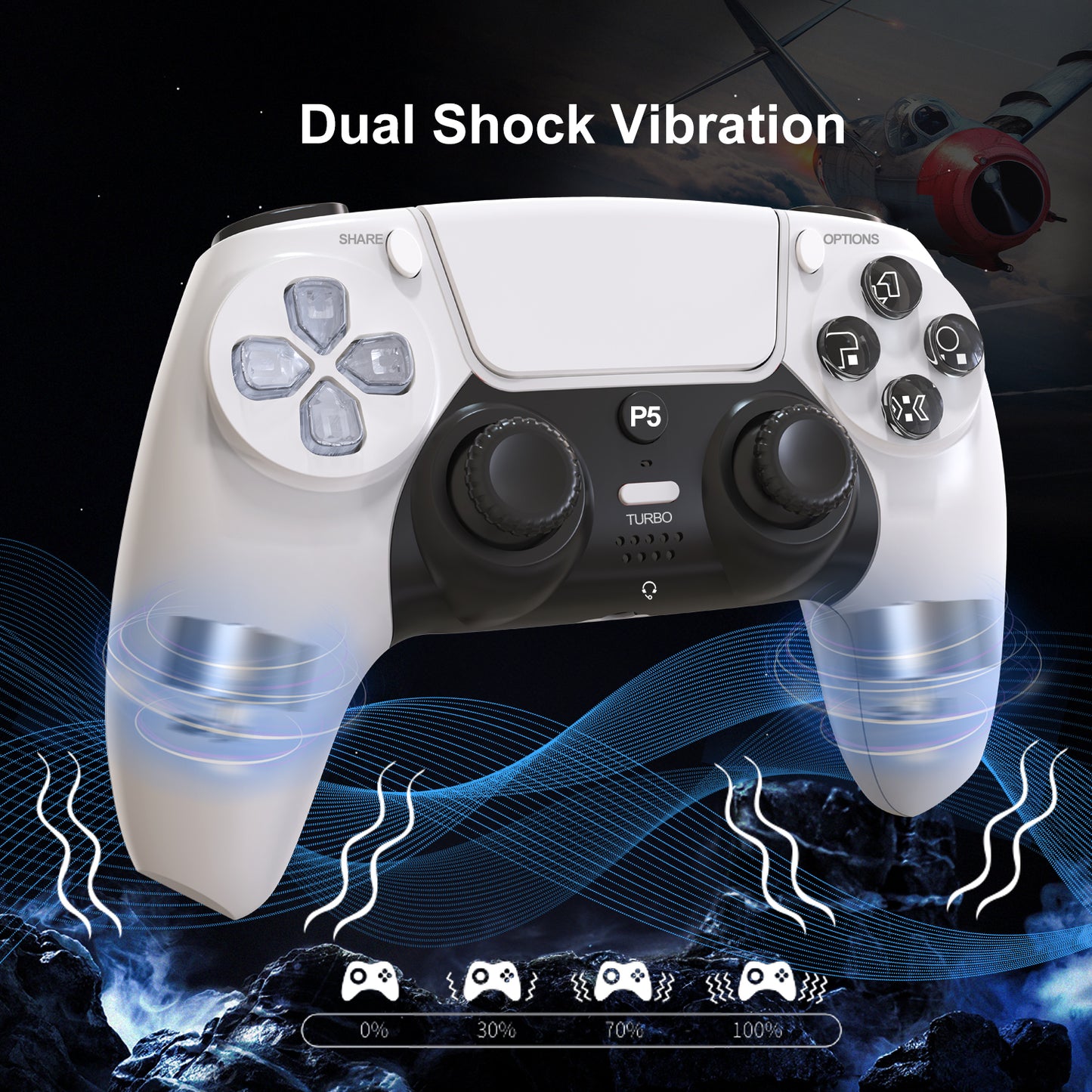 P50 Wireless Retro Game Controller for PS5 Game