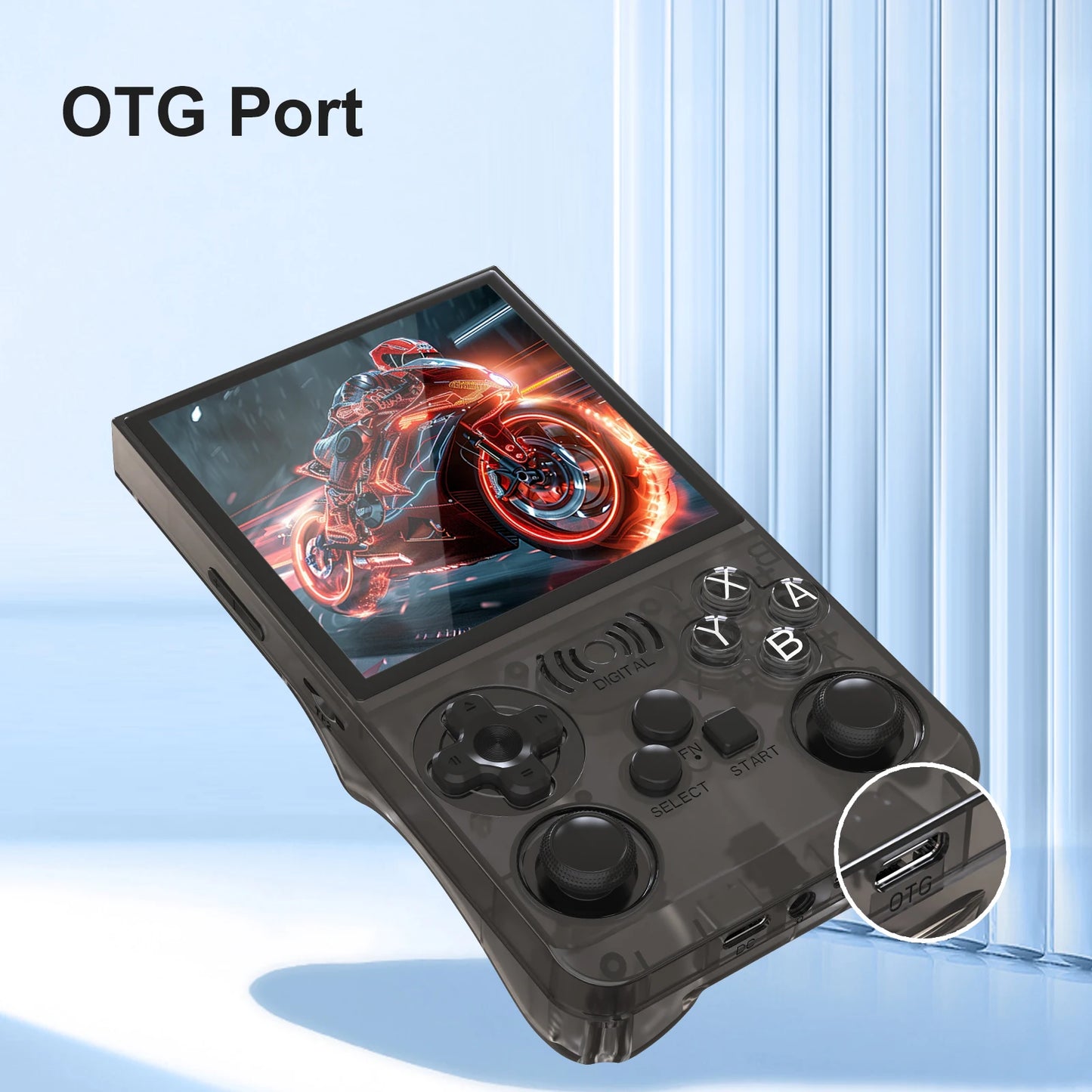 GAMINJA ANS13 Retro Handheld Video Game Console 15000+ Games Basic Mode