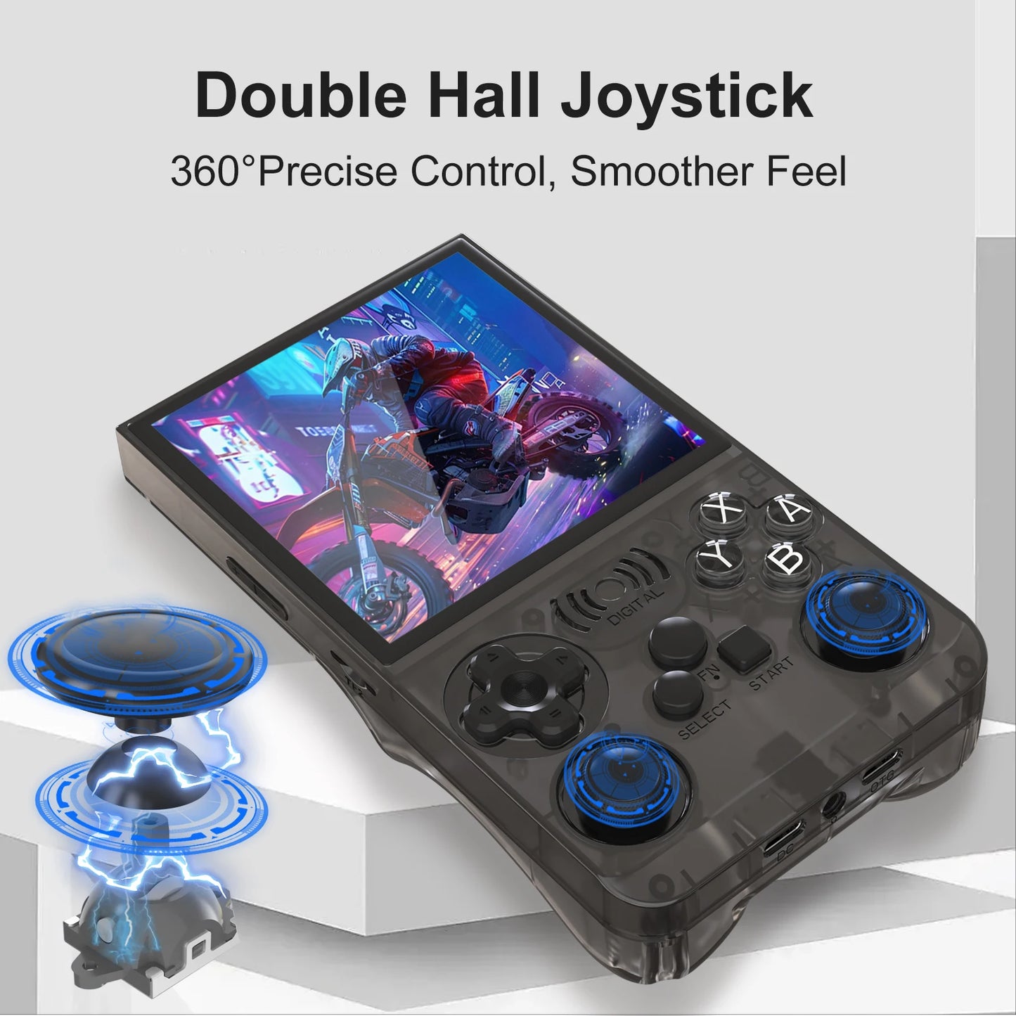 GAMINJA ANS13 Retro Handheld Video Game Console 15000+ Games Basic Mode