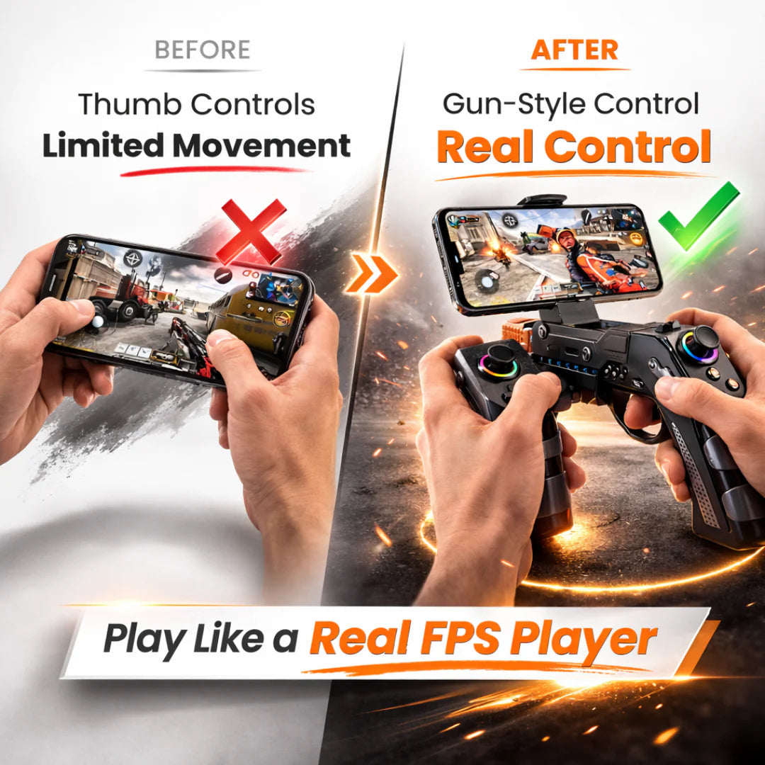 🎮 G1 Pro Mobile FPS Controller – Real FPS Control ⚡