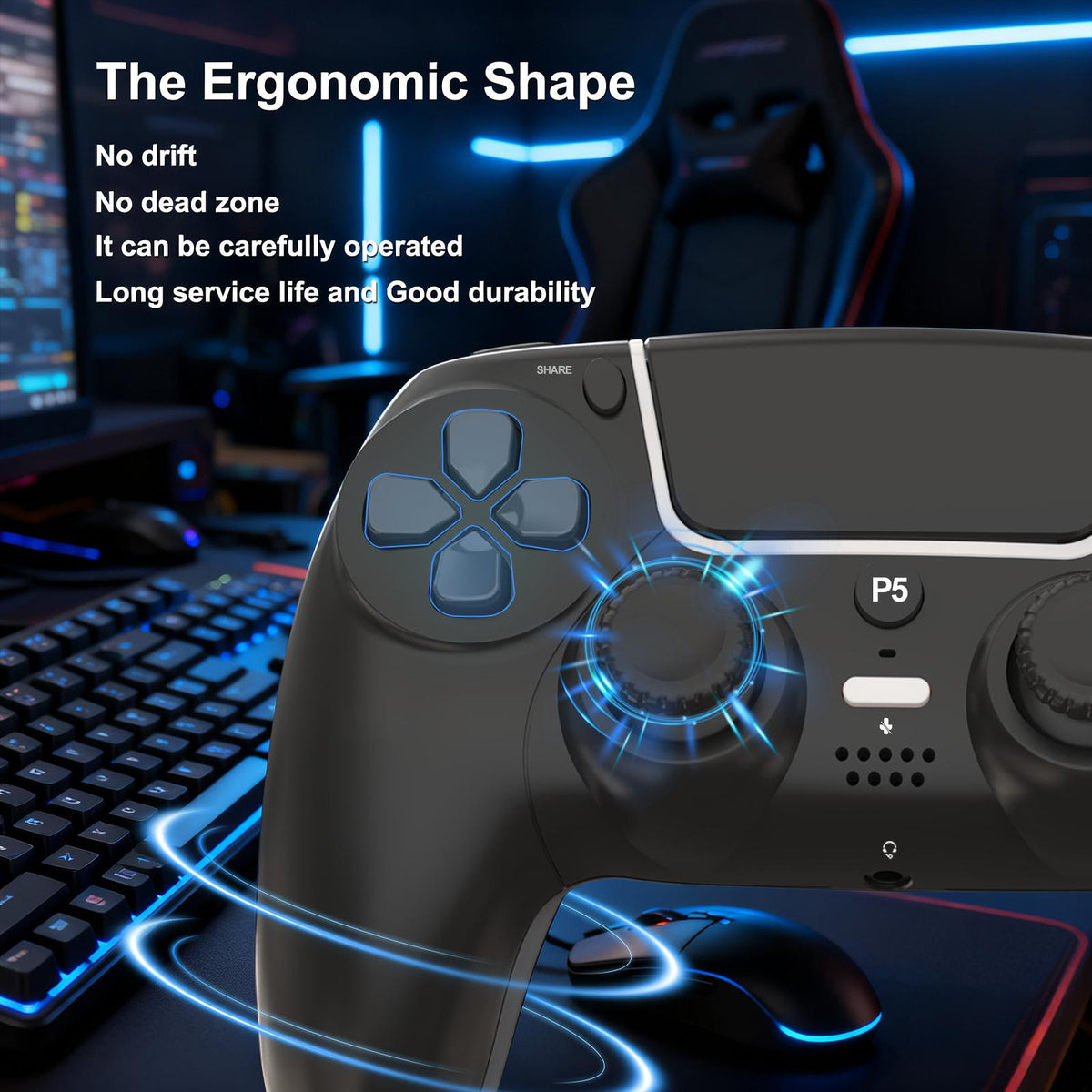 Mando de juego retro inalámbrico P50 para PS5