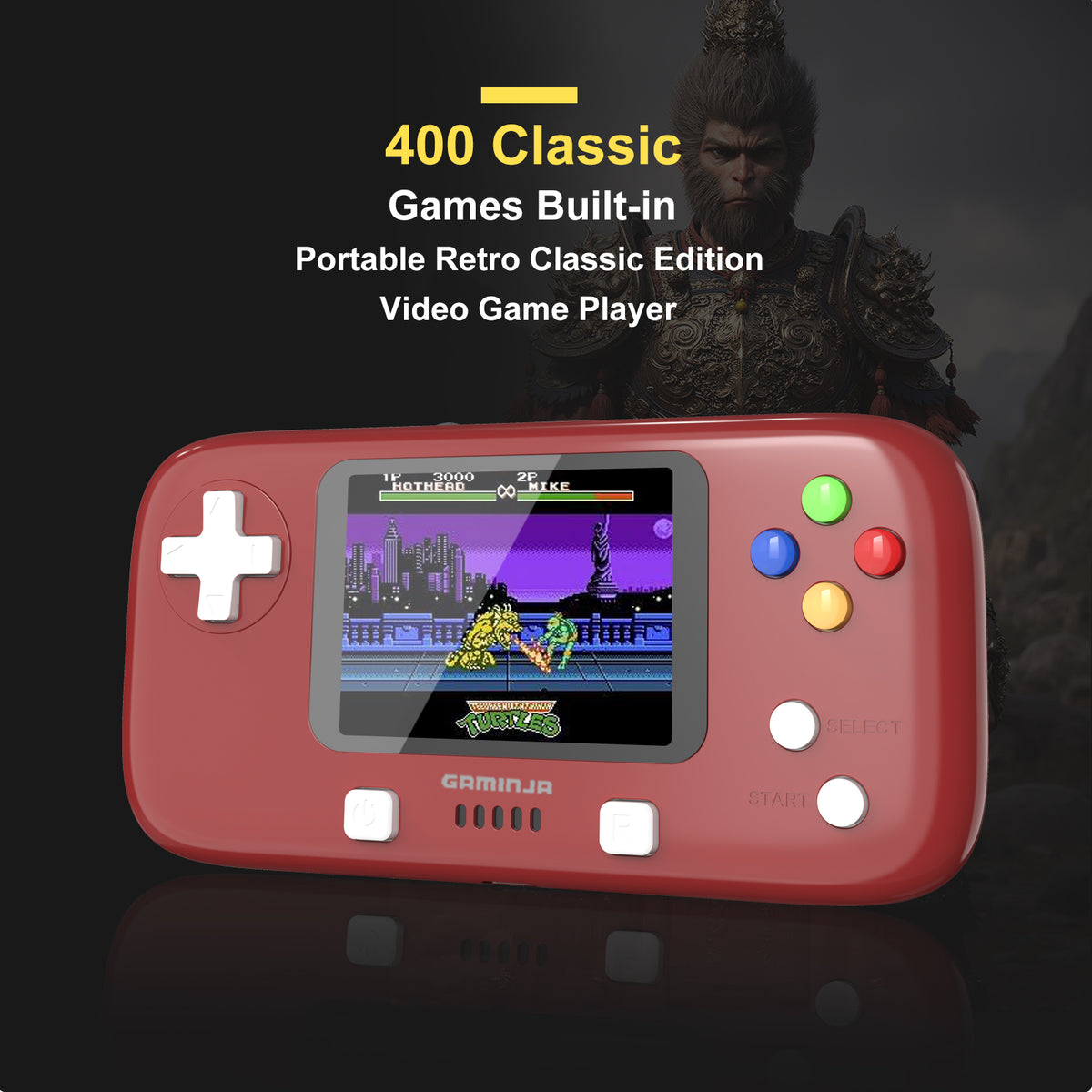 Consola de videojuegos retro portátil GAMINJA GC76