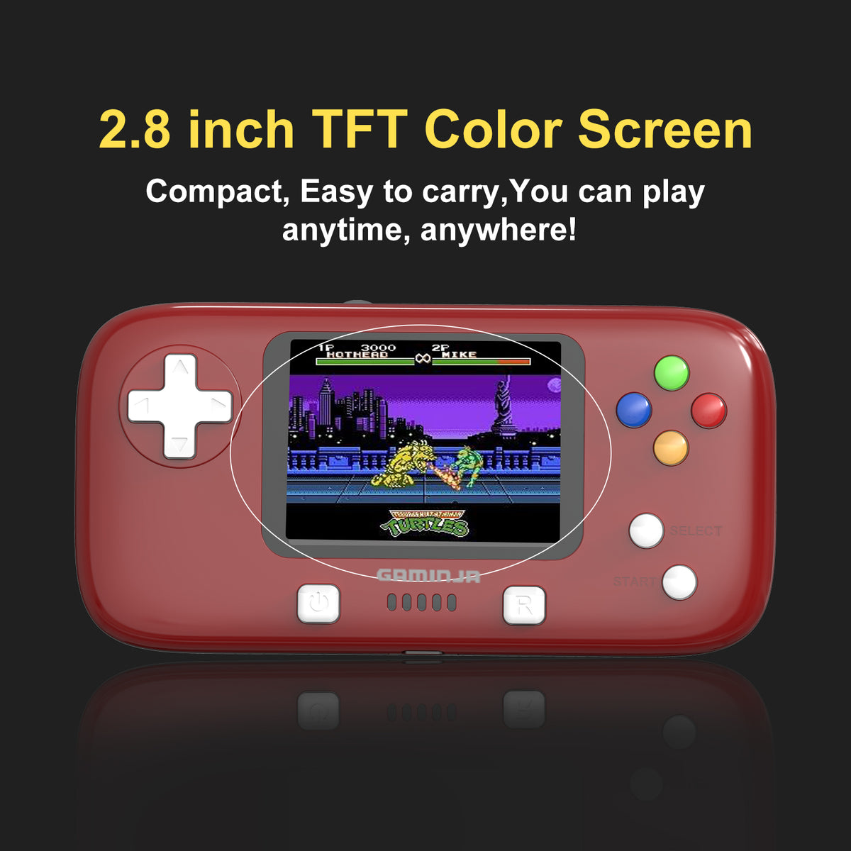 Consola de videojuegos retro portátil GAMINJA GC76