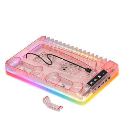 GAMINJA P58 RGB Cooling Stand For PS5 Slim Console Gamepad Charging Base