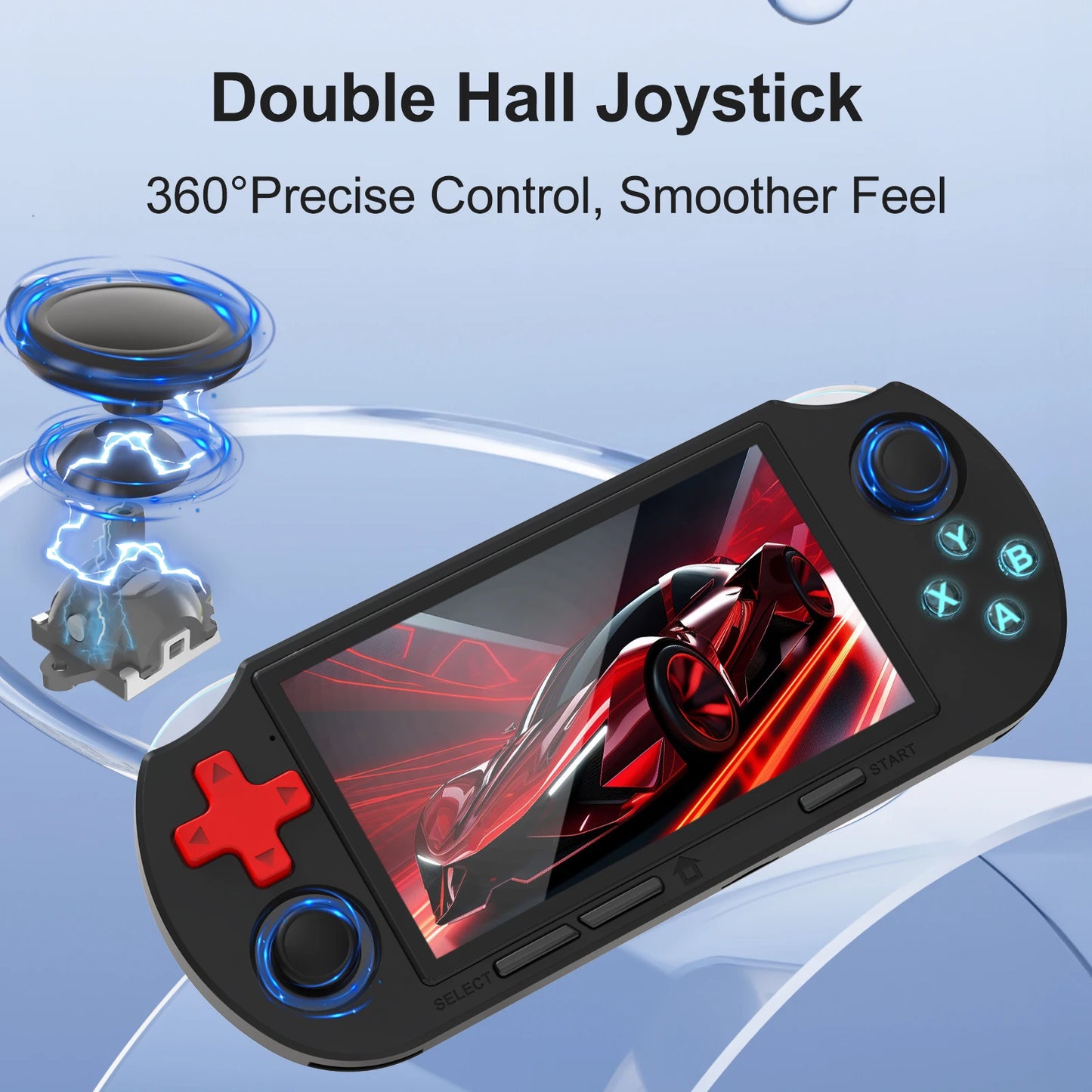 GAMINJA ANS16 Handheld Game 4.5 Inch IPS Screen RGB Lighting