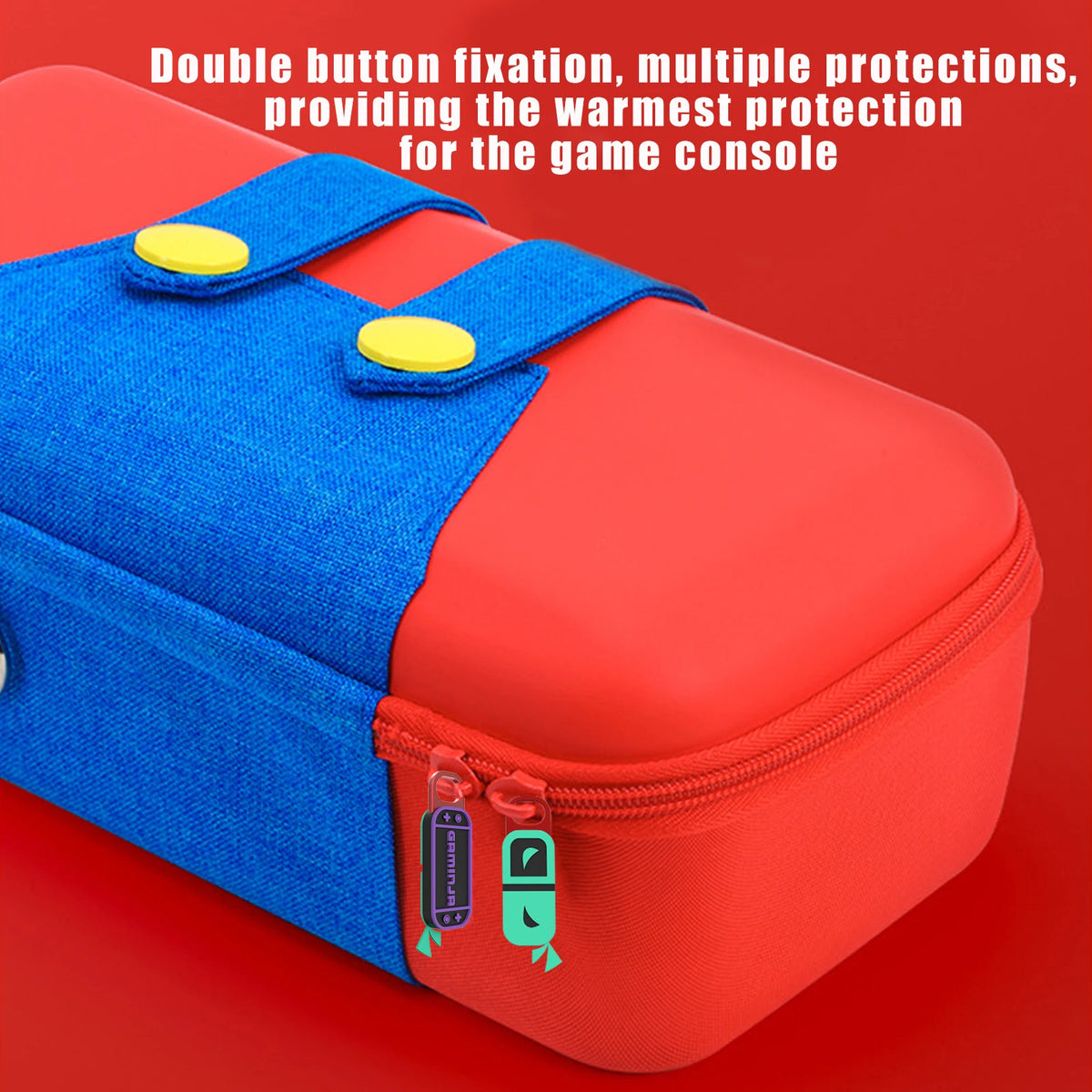 GAMINJA Para Switch 2 Bolsa de almacenamiento portátil Bolsa protectora de viaje