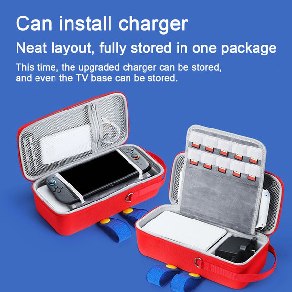 GAMINJA Para Switch 2 Bolsa de almacenamiento portátil Bolsa protectora de viaje