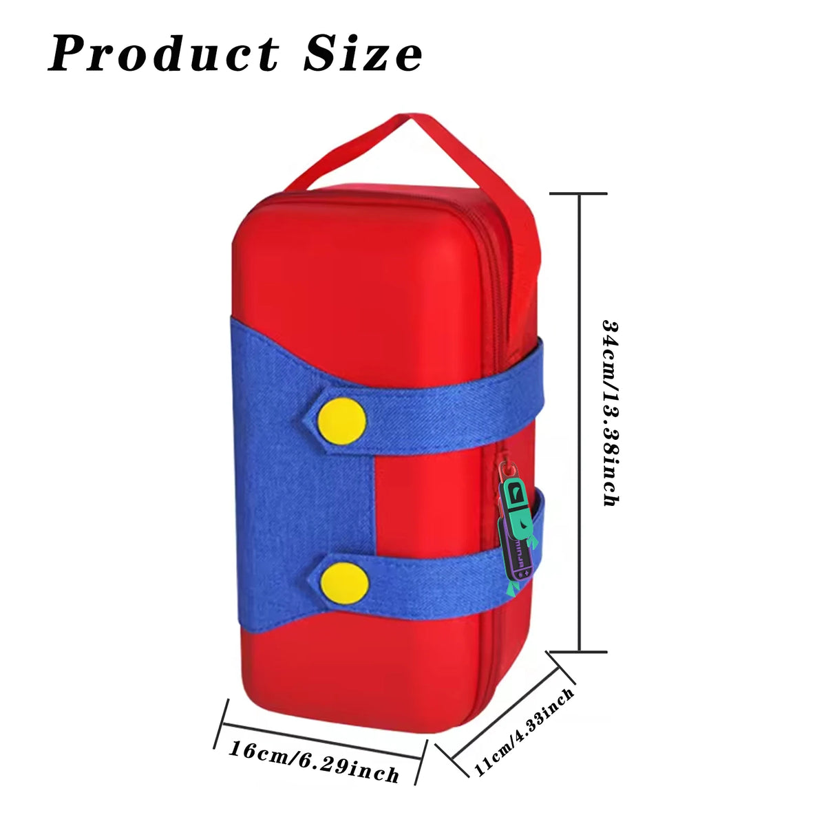 GAMINJA Para Switch 2 Bolsa de almacenamiento portátil Bolsa protectora de viaje