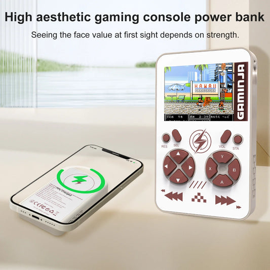 GAMINJA PB05 Mini Handheld Game Console Built-in 400 Games 5000mAh Battery