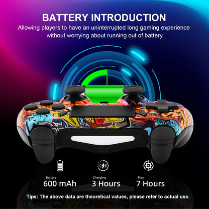 GAMINJA P47 Wireless Bluetooth Controller Gamepad For PS4 PC Wins 7 8