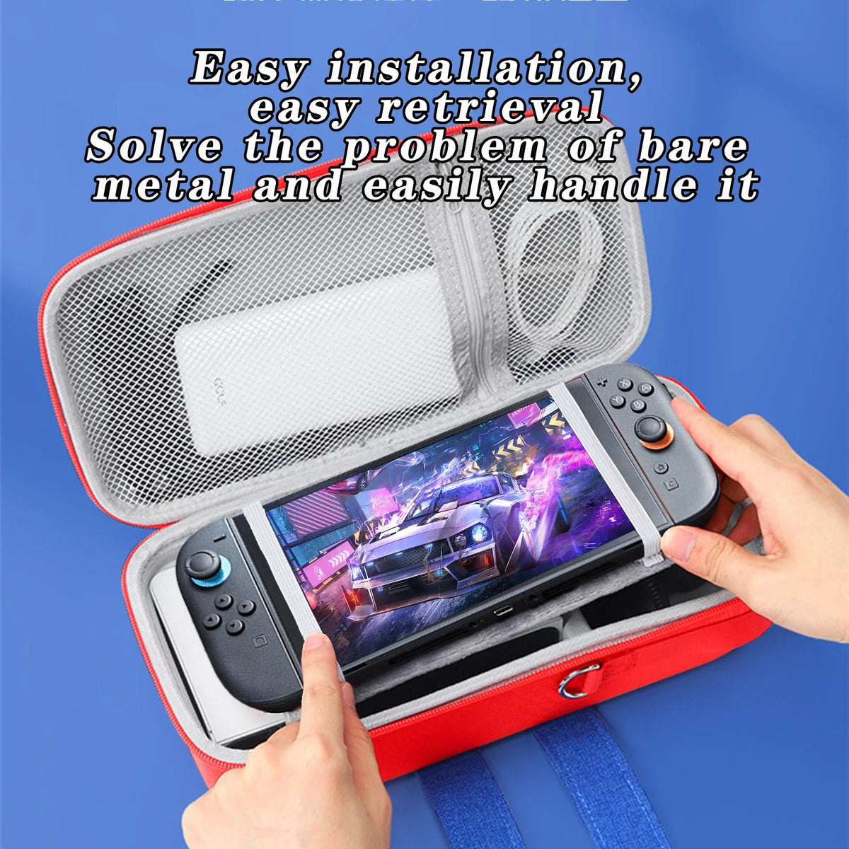 GAMINJA Para Switch 2 Bolsa de almacenamiento portátil Bolsa protectora de viaje