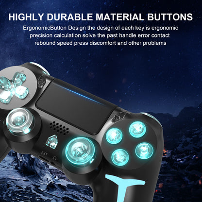 GAMINJA P412 LED Wireless Game Controller For PS4 PS3 Console Computer PC