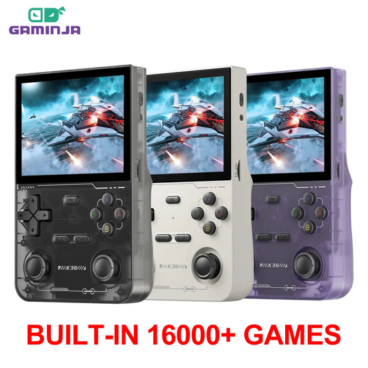 GAMINJA K36 3.5Inch IPS Screen Handheld Game Console