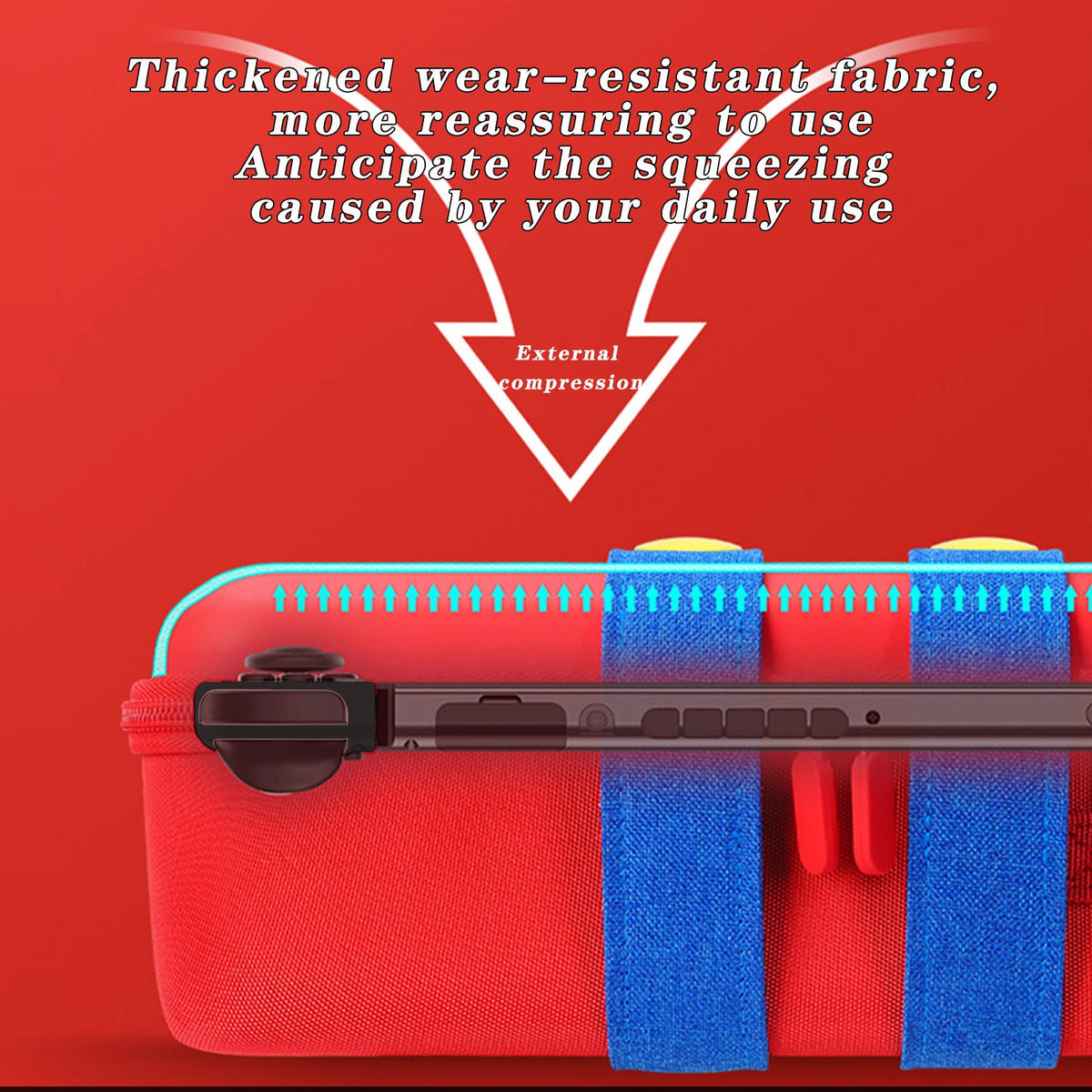 GAMINJA Para Switch 2 Bolsa de almacenamiento portátil Bolsa protectora de viaje
