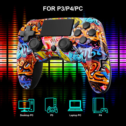 GAMINJA P47 Wireless Bluetooth Controller Gamepad For PS4 PC Wins 7 8