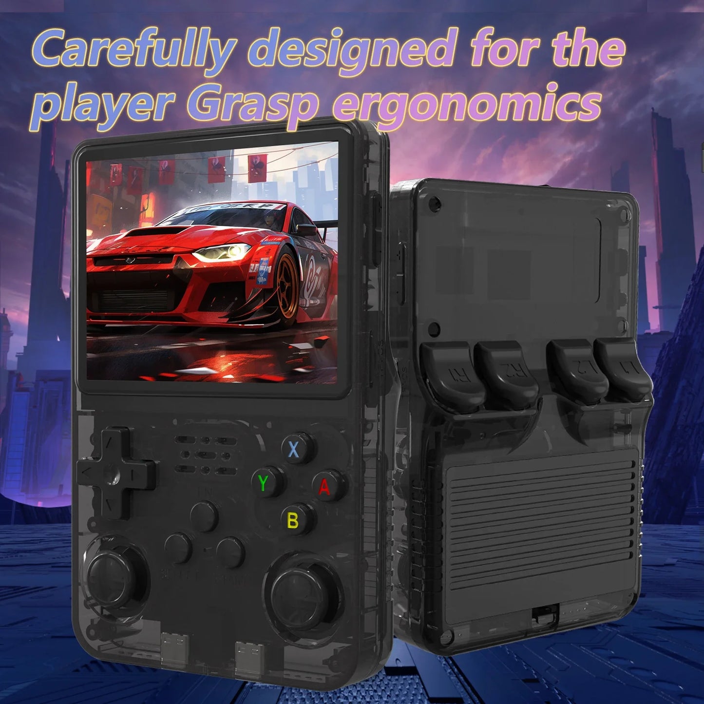 Open Source R36S Handheld Game Console 3.5Inch IPS Screen Basic Mode