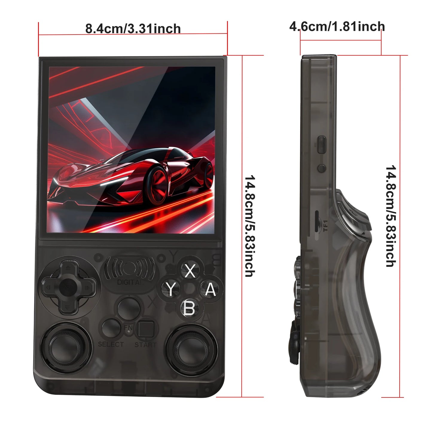 GAMINJA ANS13 Retro Handheld Video Game Console 15000+ Games Basic Mode