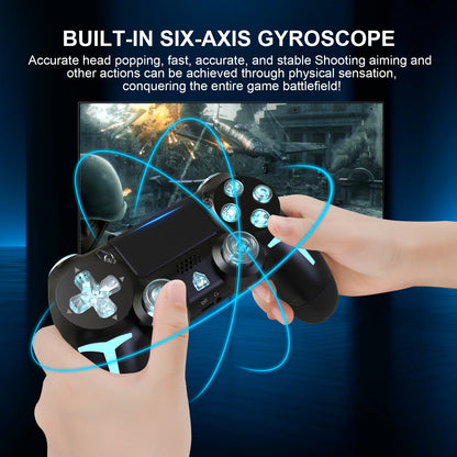 GAMINJA P412 LED Wireless Game Controller For PS4 PS3 Console Computer PC