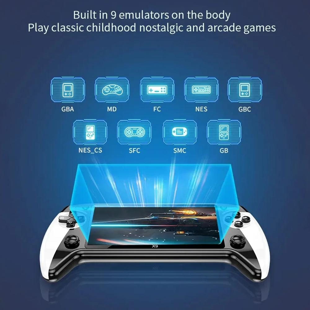 GAMINJA X9 – Consola de juegos retro portátil reimaginada para el juego moderno