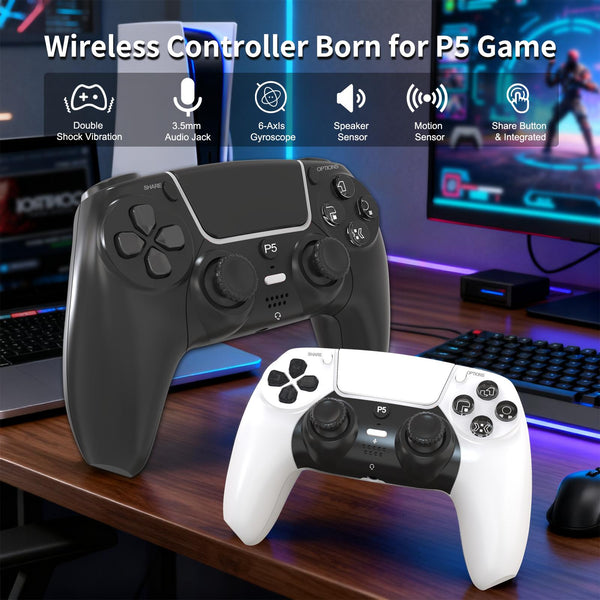Mando de juego retro inalámbrico P50 para PS5
